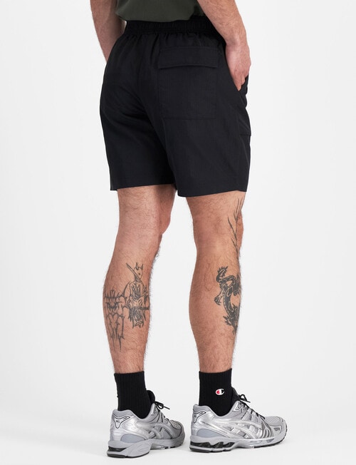Champion Rochester Nylon Shorts, Black product photo View 03 L
