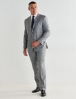 Laidlaw + Leeds Classic Windowpane Jacket, Grey product photo View 03 S