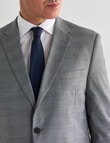 Laidlaw + Leeds Classic Windowpane Jacket, Grey product photo View 04 S