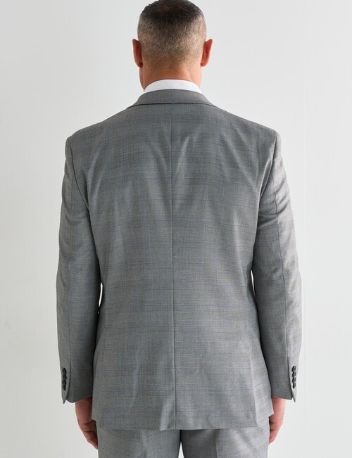 Laidlaw + Leeds Classic Windowpane Jacket, Grey product photo View 02 L