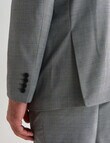 Laidlaw + Leeds Classic Windowpane Jacket, Grey product photo View 07 S
