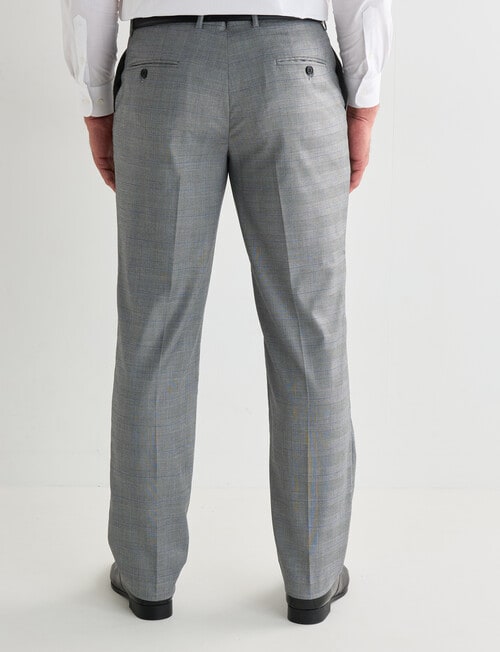 Laidlaw + Leeds Classic Windowpane Pant, Grey product photo View 02 L