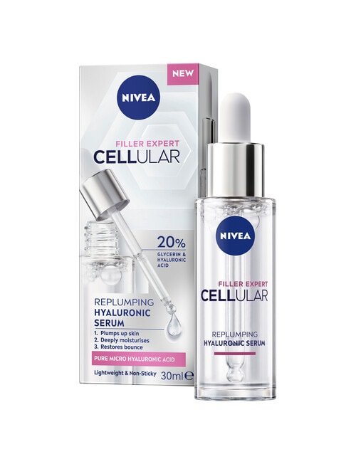Nivea Cellular Filler Expert Replumping Hyaluronic Serum, 30ml product photo