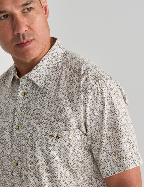Logan Dante Short Sleeve Shirt, Taupe product photo View 04 L