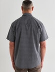 Logan Lazlo Short Sleeve Shirt, Charcoal product photo View 02 S