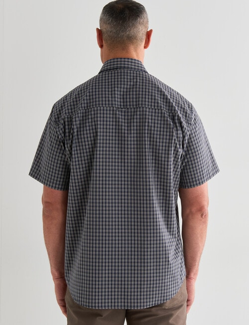 Logan Lazlo Short Sleeve Shirt, Charcoal product photo View 02 L
