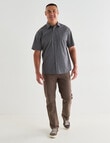Logan Lazlo Short Sleeve Shirt, Charcoal product photo View 03 S