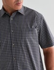 Logan Lazlo Short Sleeve Shirt, Charcoal product photo View 04 S
