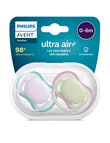 Avent Ultra Air Soother, 2-Pack, 0-6m, Assorted product photo View 02 S