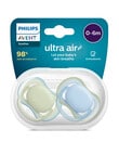 Avent Ultra Air Soother, 2-Pack, 0-6m, Assorted product photo View 03 S