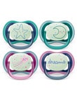 Avent UltraAir Night Soother, 6-18m, 2-Pack, Assorted product photo
