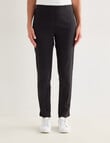 Ella J Classic Pull-On Bengaline Pant, Black product photo