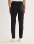 Ella J Classic Pull-On Bengaline Pant, Black product photo View 02 S