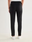 Ella J Classic Pull-On Bengaline Pant, Black Spot product photo View 02 S