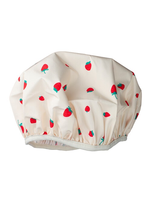 Simply Essential Luxe Shower Cap Strawberry product photo View 02 L