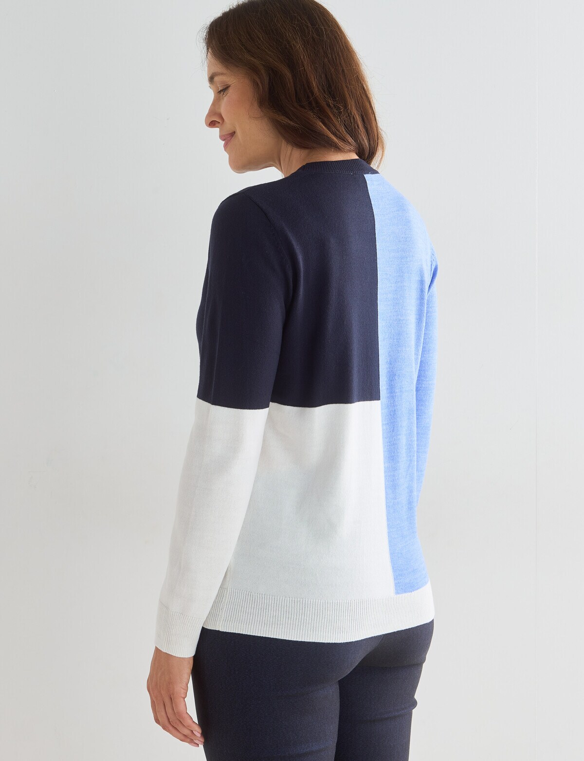 Jill Fine Knit Jumper Cornflower