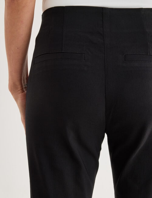 Ella J Classic Pull-On Bengaline, Shorter Length, Black product photo View 05 L