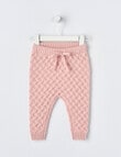 Little Bundle Merino Knit Pant, Ballet Pink product photo