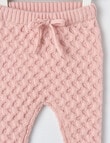Little Bundle Merino Knit Pant, Ballet Pink product photo View 02 S