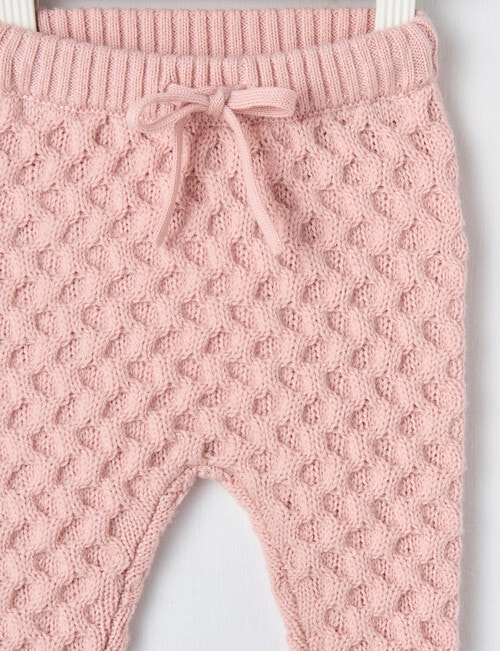 Little Bundle Merino Knit Pant, Ballet Pink product photo View 02 L