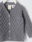 Little Bundle Merino Knit Cardigan, Velveteen product photo View 02 S