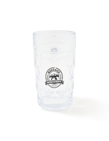 Davis & Waddell Maverick Classic Glass Beer Stein, 1L product photo