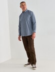 Logan Gibb Long Sleeve Shirt, Denim Blue product photo View 03 S