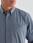 Logan Gibb Long Sleeve Shirt, Denim Blue product photo View 04 S
