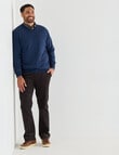 Logan Porthole Knitwear, Navy product photo View 03 S