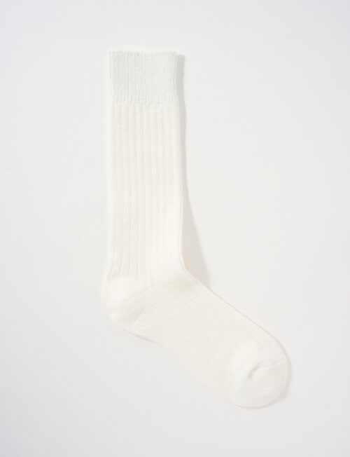 Ambra Slouchy Home Sock, Buttercream product photo