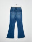 Switch Ava Flare Jean, Mid Blue product photo View 02 S