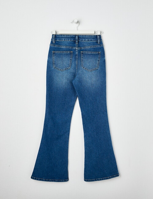 Switch Ava Flare Jean, Mid Blue product photo View 02 L