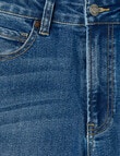Switch Ava Flare Jean, Mid Blue product photo View 03 S