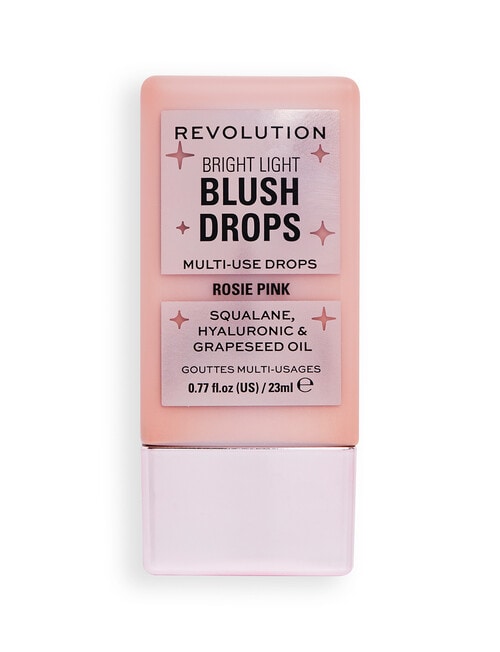 Makeup Revolution Bright Light Blush Drops, Pink Rosie product photo