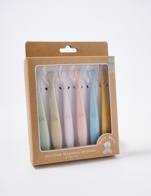 Teeny Weeny Silicone Weaning Spoons, 6-Pack product photo View 02 L