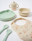 Teeny Weeny Silicone My First Feeding Set, 6-Piece, Bear product photo