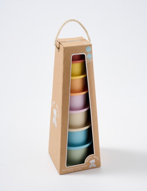 Teeny Weeny Silicone Round Stacking Cups product photo View 02 L