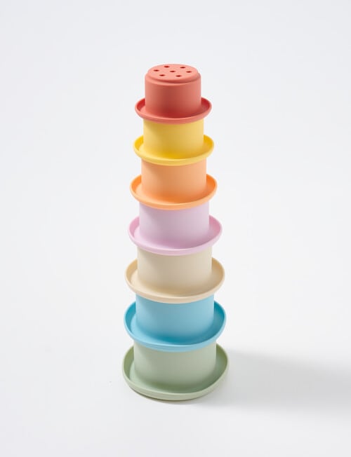 Teeny Weeny Silicone Round Stacking Cups product photo View 03 L