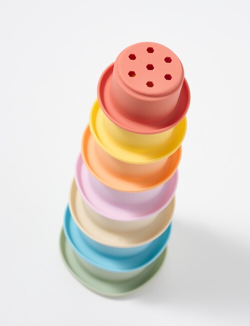 Teeny Weeny Silicone Round Stacking Cups product photo View 06 L