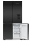 Fisher & Paykel 690L Quad Door Fridge Freezer with Ice and Water, Black, RF730QZUVB1 product photo View 02 S