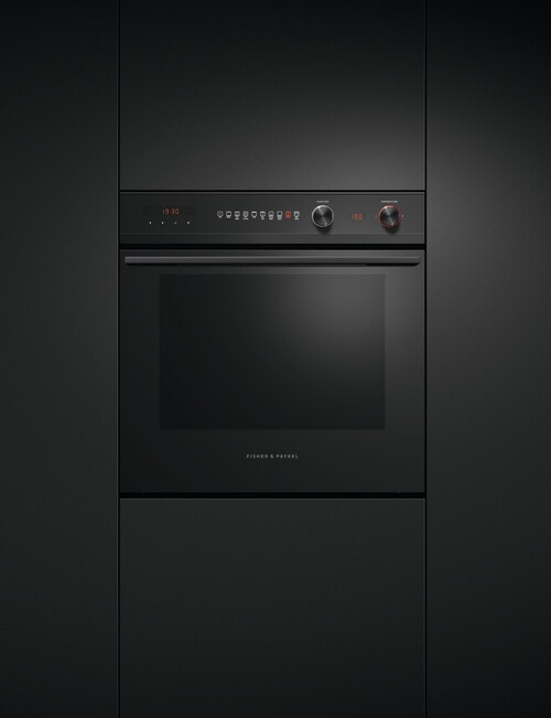 Fisher & Paykel 85L 9 Function Self-Cleaning Oven, Black, OB60SD9PB1 product photo View 03 L