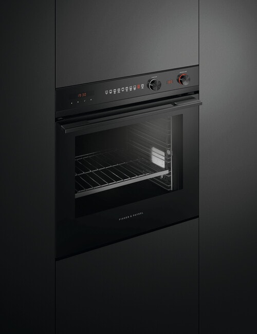 Fisher & Paykel 85L 9 Function Self-Cleaning Oven, Black, OB60SD9PB1 product photo View 06 L