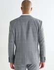 Laidlaw + Leeds Multicheck Tailored Jacket, Light Grey product photo View 02 S
