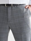 Laidlaw + Leeds Multicheck Tailored Pant, Light Grey product photo View 04 S