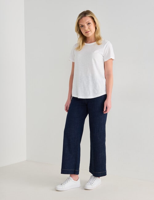 Denim Republic Wide Leg Jean, Rinse product photo View 06 L