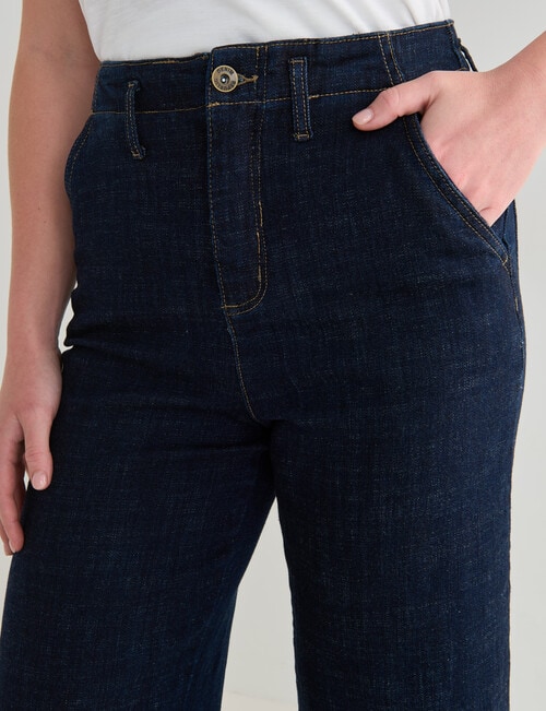 Denim Republic Wide Leg Jean, Rinse product photo View 05 L