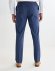 Laidlaw + Leeds Mini Houndstooth Tailored Pant, Navy product photo View 02 S