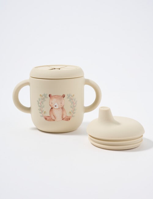 Teeny Weeny Silicone 2-in-1 Sippy & Snack Cup, Bear product photo View 03 L