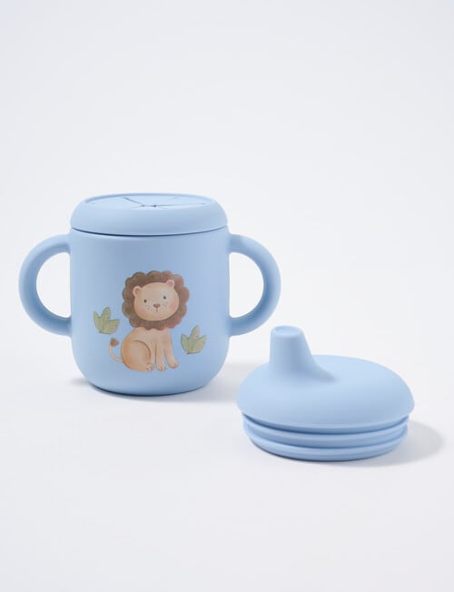 Teeny Weeny Silicone 2-in-1 Sippy & Snack Cup, Safari product photo View 03 L