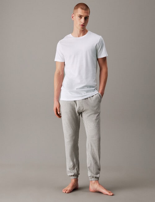Calvin Klein Classic Crew Neck Tee, 3-Pack, White product photo View 05 L
